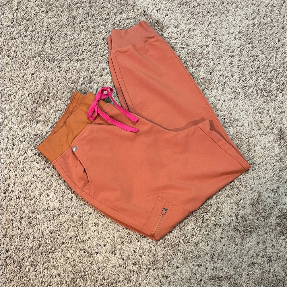 Figs Zamora Jogger Scrub Pants / Limited Edition Terracotta - Picture 2 of 11